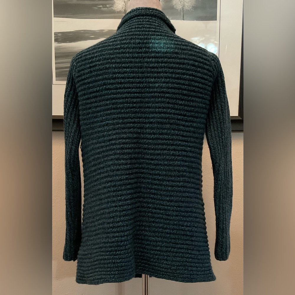 Fisherman Out of Ireland Merino Wool/Cashmere Rib Cardigan MSRP $245 size small - Picture 5 of 7